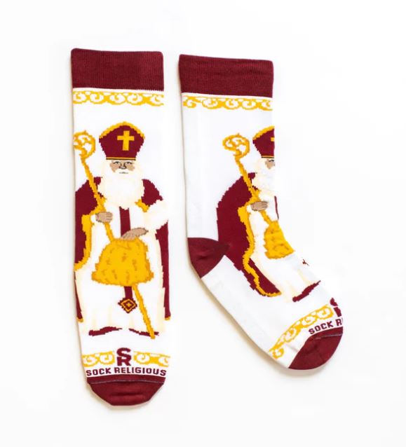 St Nicholas Adult Socks