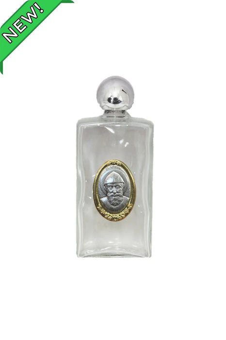 Glass Holy Water Bottle St Charbel