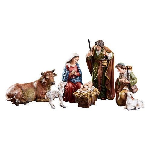 Nativity 6 Piece Set Colorful by Michael Adams