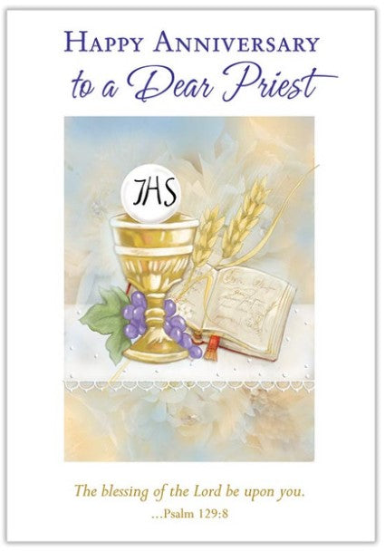 Greeting Card Priest Anniversary