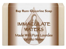 Lourdes Water in Bar Soap Bay Rum Scent