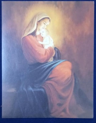 Mary Holding Child Jesus Print 8" x 10"
