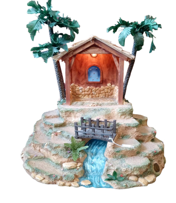 Rock Mounted Nativity Background/Display