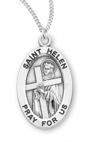 ST HELEN - SS OVAL - 18" CHAIN