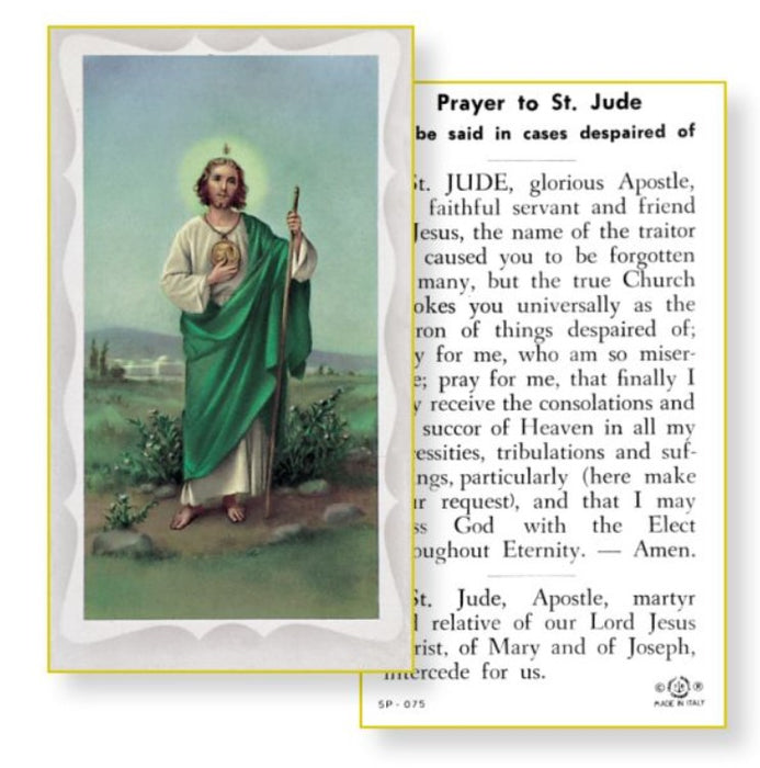 ST JUDE HOLY CARD - PRAYER - PAPER