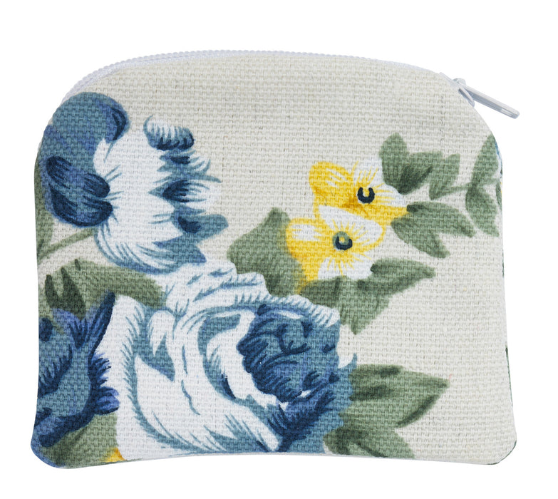 ROSARY CASE - BLUE AND YELLOW FLORAL