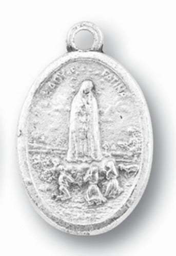 OUR LADY OF FATIMA - 1" OXIDIZED