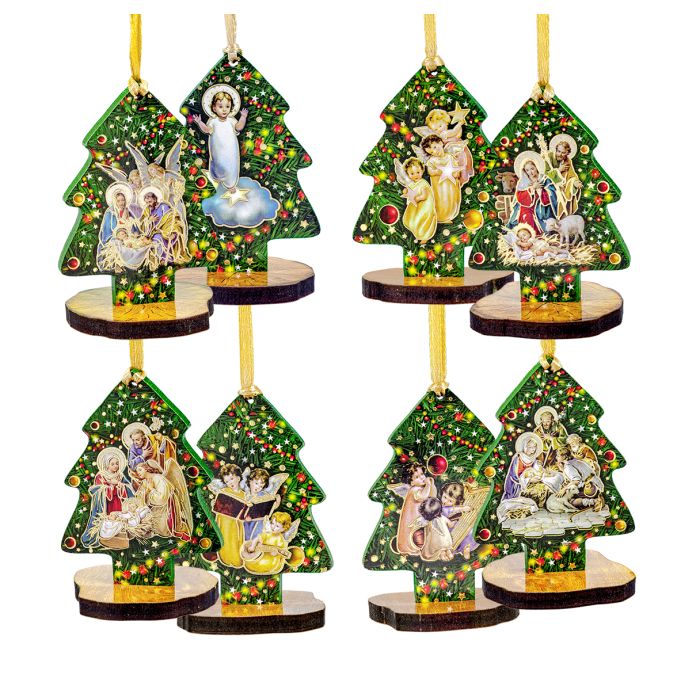 Christmas Tree Shaped Ornament Assorted