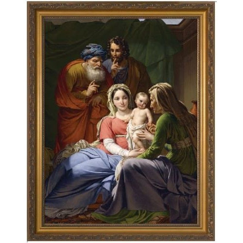 Holy Family in Gold Frame