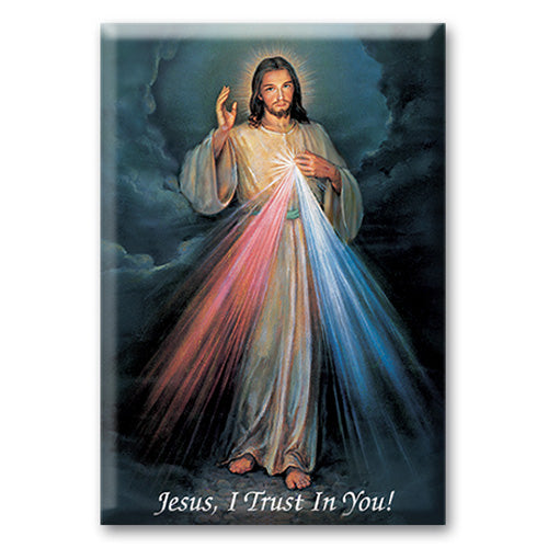 DIVINE MERCY MAGNET, 2"x 3"