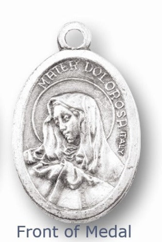 MATER DOLOROSA AND ECCE HOMO - 1" OXIDIZED