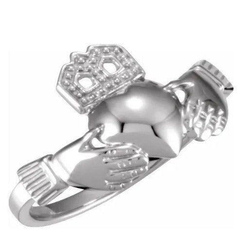 RING - CLADDAGH - STERLING - SIZE 7