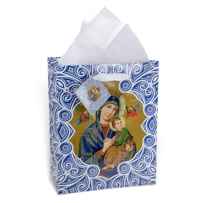 GIFT BAG (M) - OUR LADY OF PERPETUAL HELP - 7.75" X 9.75" X 4"