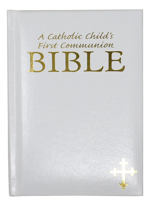 BIBLE - WHITE COMMUNION - CERTIFICATE PAGE