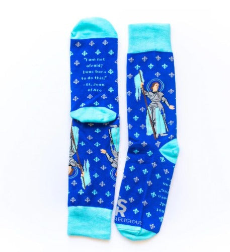 St Joan of Ark Adult Socks