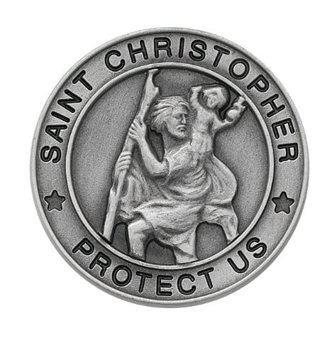 VISOR CLIP - ST CHRISOPHER - ROUND