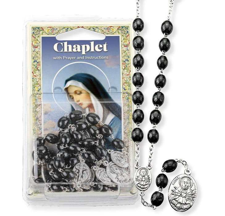 Seven Dolores Chaplet with Holy Card
