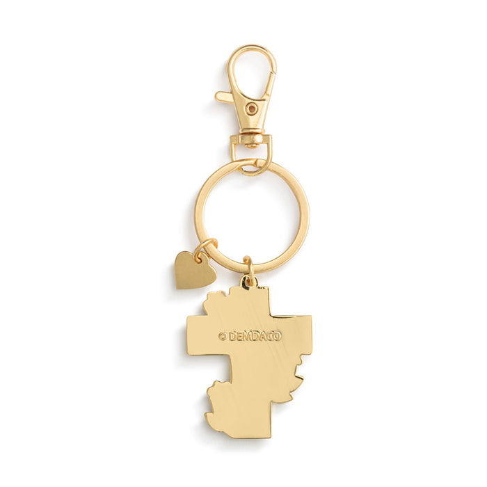Sharing Kindness Cross Keychain
