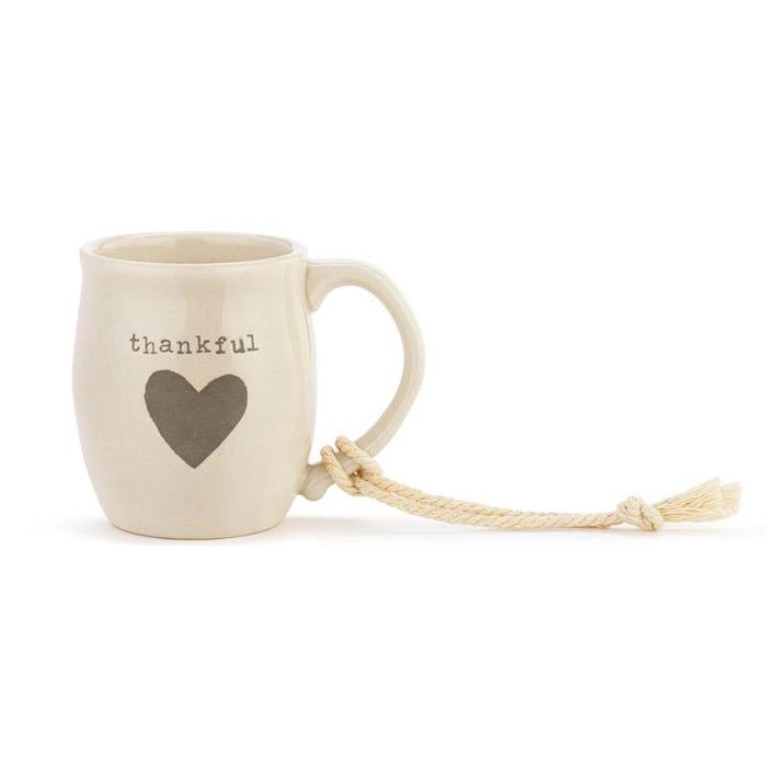 Thankful Mini Heart Mug