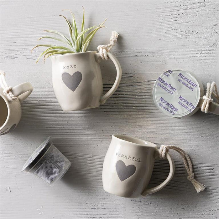 Grateful Mini Heart Mug
