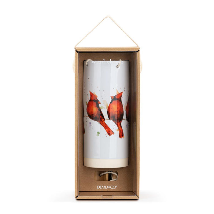 Cardinals on a Wire Windchime