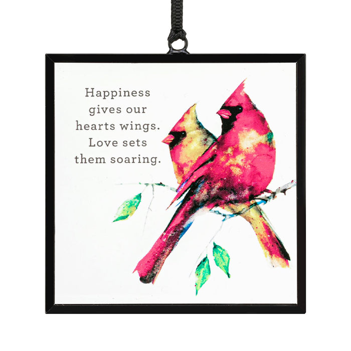 Cardinal Pair Suncatcher