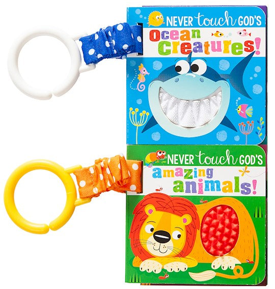 Never Touch Stroller Books: Ocean Creatures & Amazing Animals