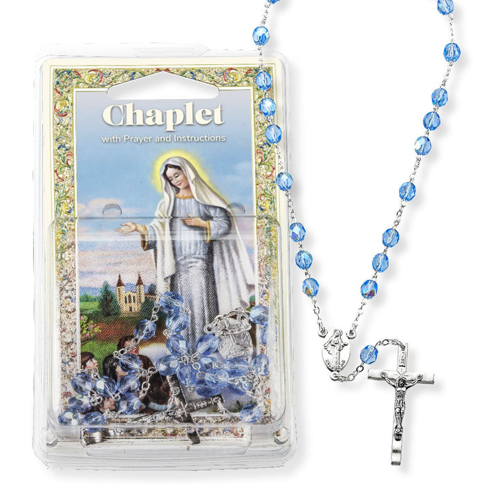 Chaplet with Holy Card Our Lady of Medjugorje