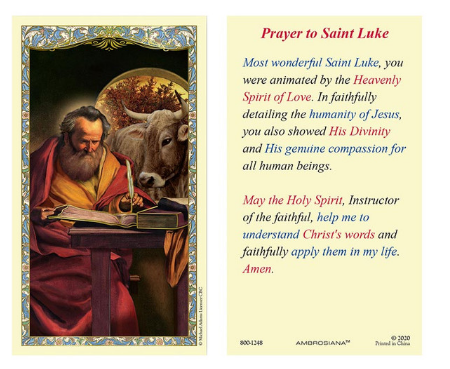 HOLY CARD - ST LUKE