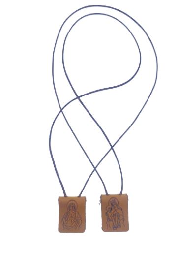 Scapular Genuine Leather on Cord