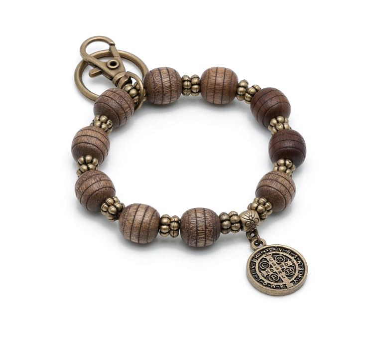 Key Ring Bracelet St. Benedict