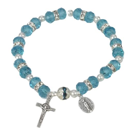 BRACELET - AQUA ITALIAN CRYSTAL