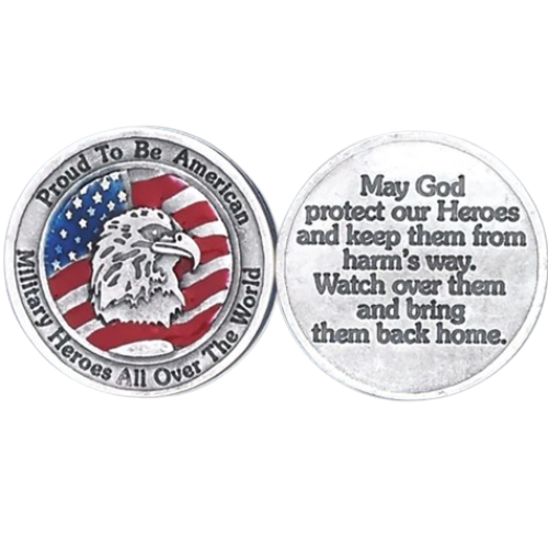 Pocket Token American Heroes Red, White and Blue