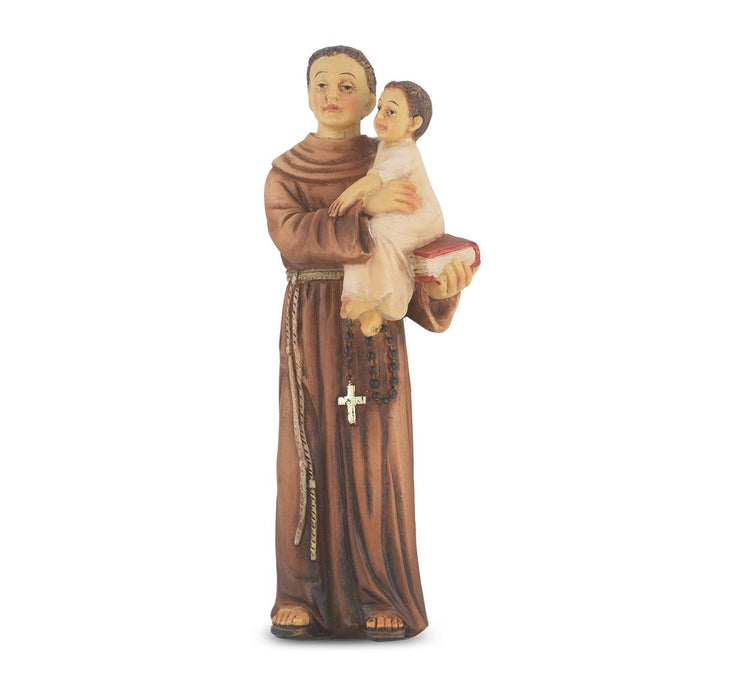 St Anthony 4" Hand Painted Patron & Protector