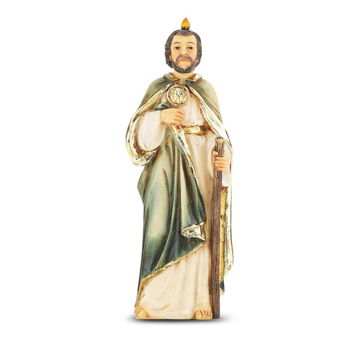 St Jude 4" Hand Painted Patron & Protector