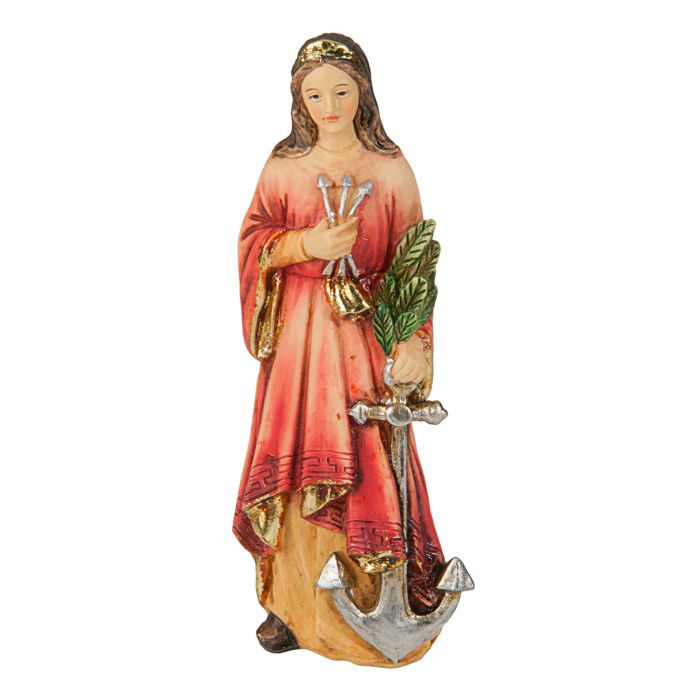 St Philomena 4" Hand Painted Patron & Protector