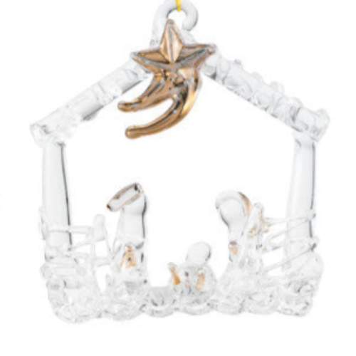 Nativity Glass Nativity Set of 6