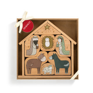 Wood Puzzle Nativity Set