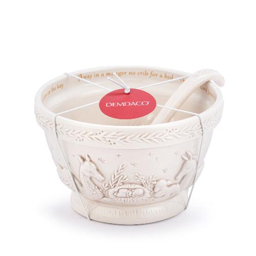 Away in a Manger Small Serving Bowl with Spoon