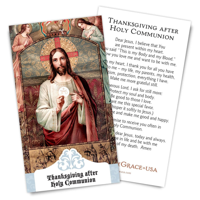 Holy Card Thanksgiving After Holy Communion