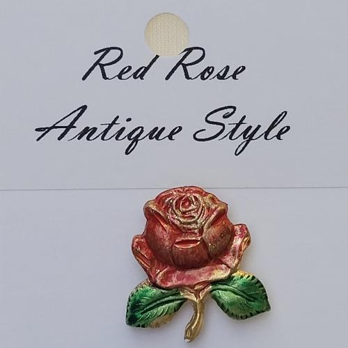 LAPEL PIN RED ROSE