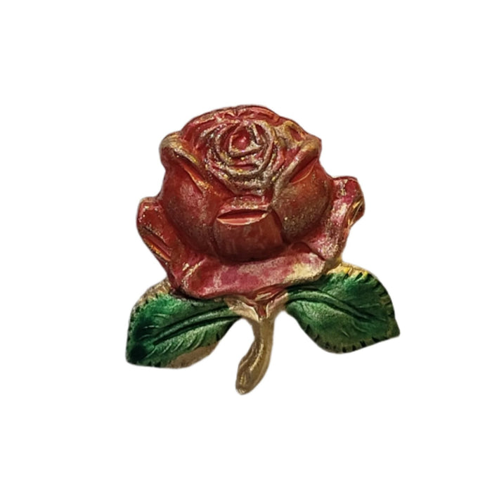 LAPEL PIN RED ROSE