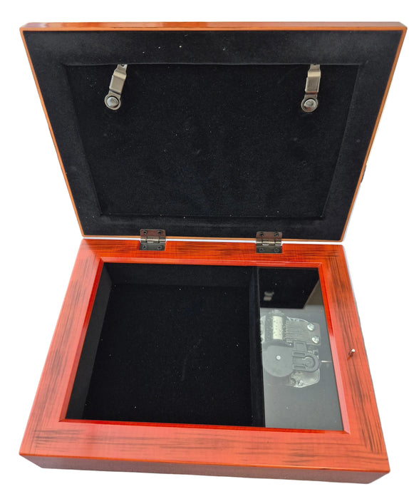 Keepsake Box Floral and Brown Wood Finish I Know the Plans