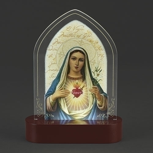 Light Up Plaque 8" Immaculate Heart