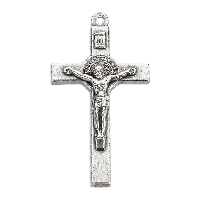 Saint Benedict Crucifix 1.5" Oxidized