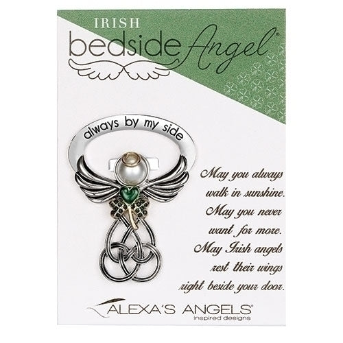 Irish Bedside Angel 2.5" Metal