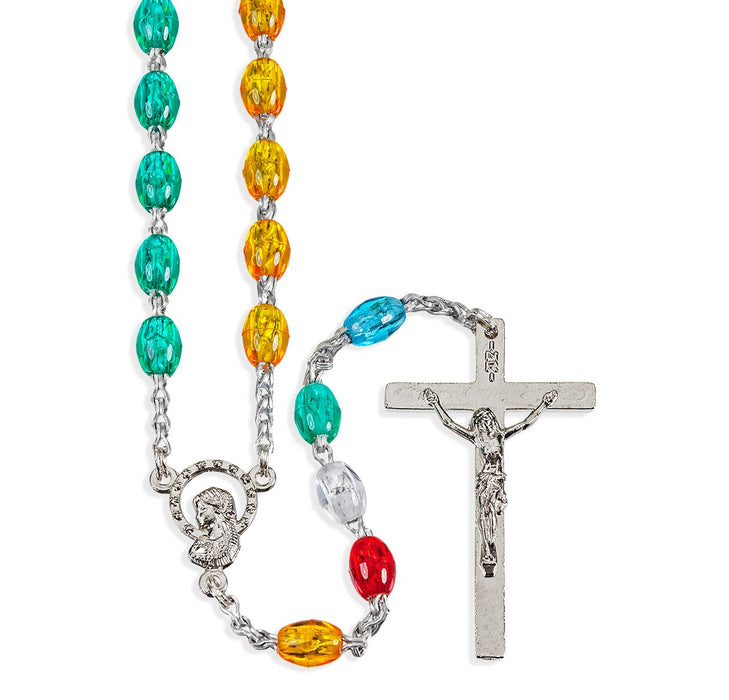 World Mission Rosary 6mm Oval Beads