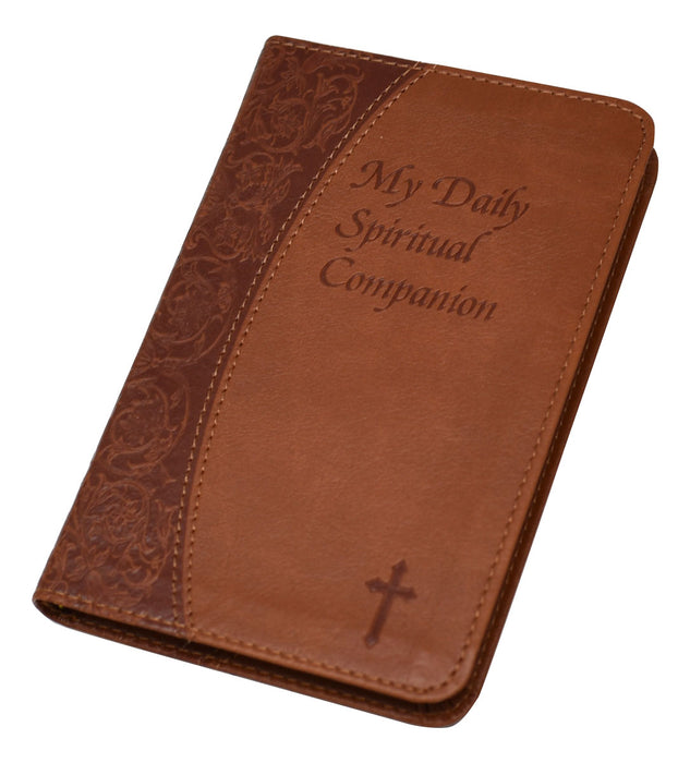 MY DAILY SPIRITUAL COMPANION BROWN FAUX LEATHER