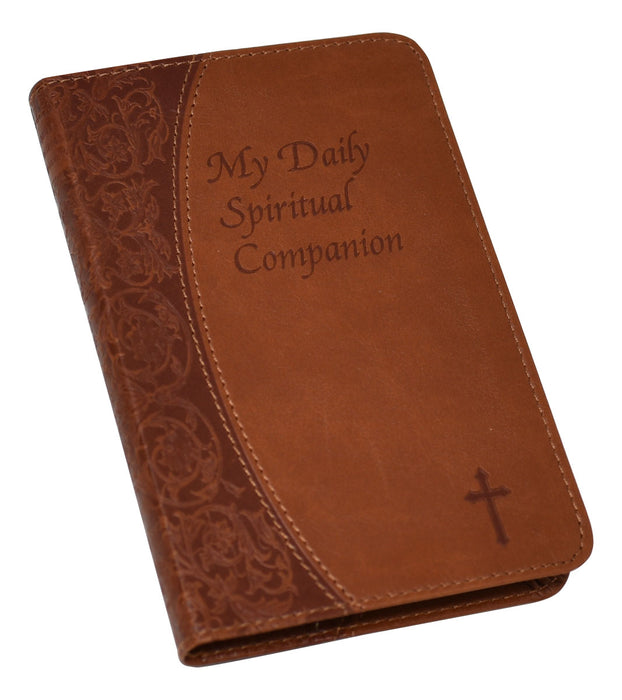 MY DAILY SPIRITUAL COMPANION BROWN FAUX LEATHER