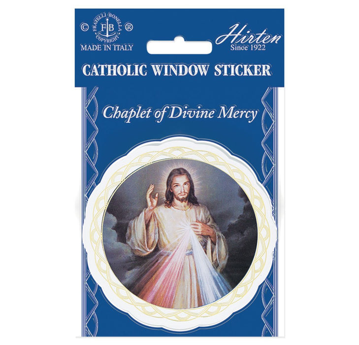 3" Divine Mercy Auto Window Sticker